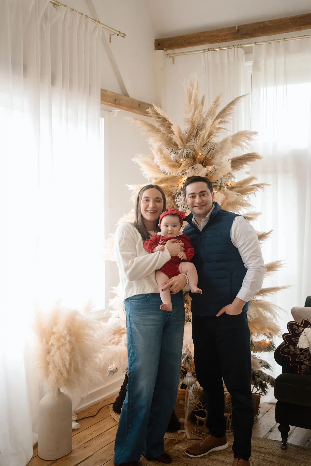 Founder Daniel Mayper with his wife Katie and daughter Charlotte